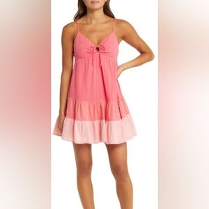 BP Floral Pink Tiered Sundress Nwt Size 4x